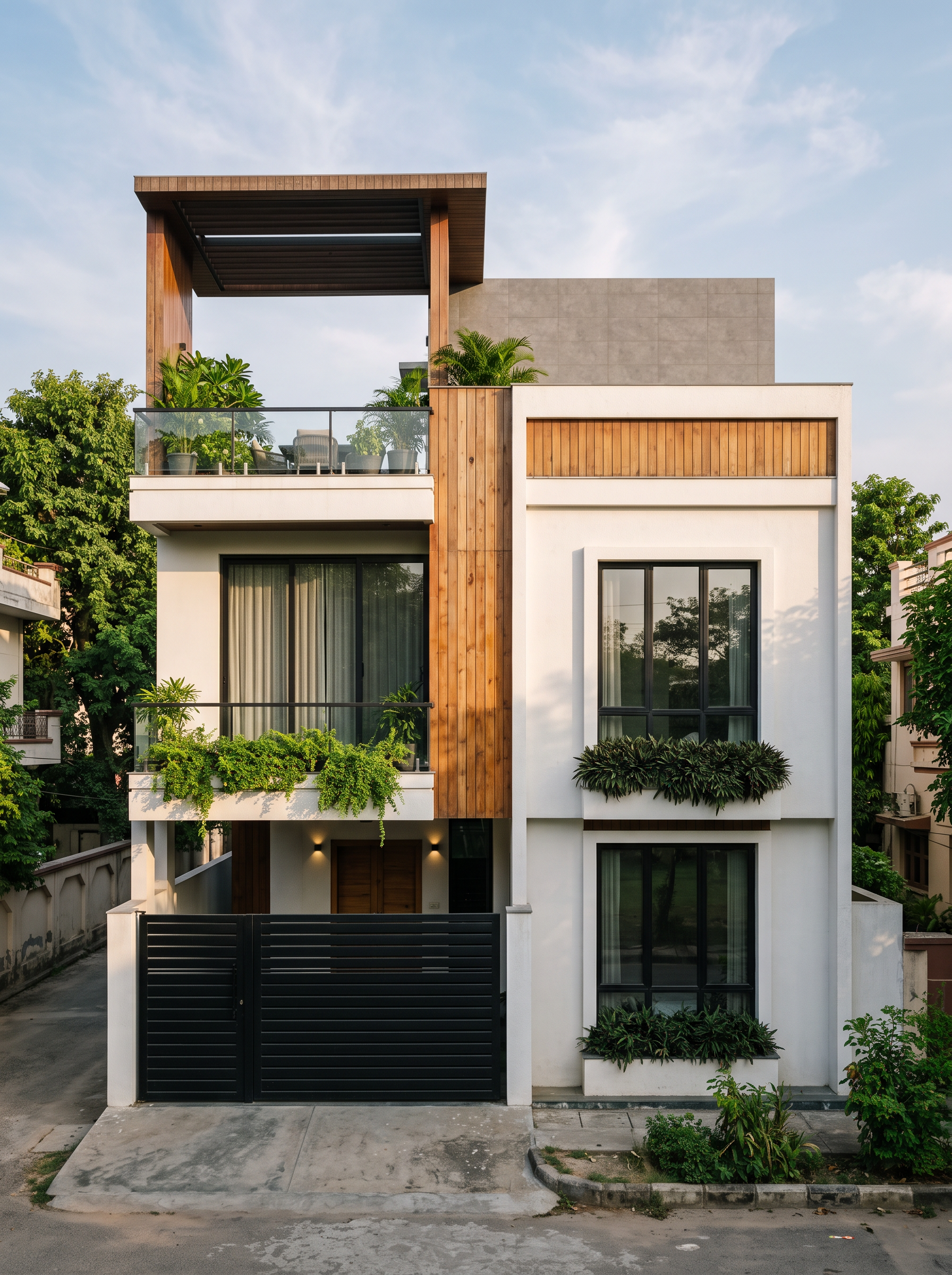 do not change any angle or detail ,give natural rendering with reside ...