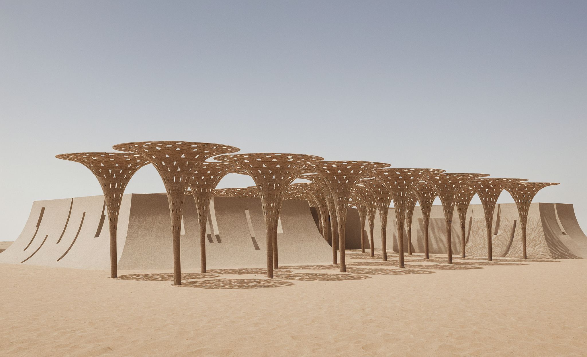 A realistic architectural render showing a... — Render · AI Render Studio