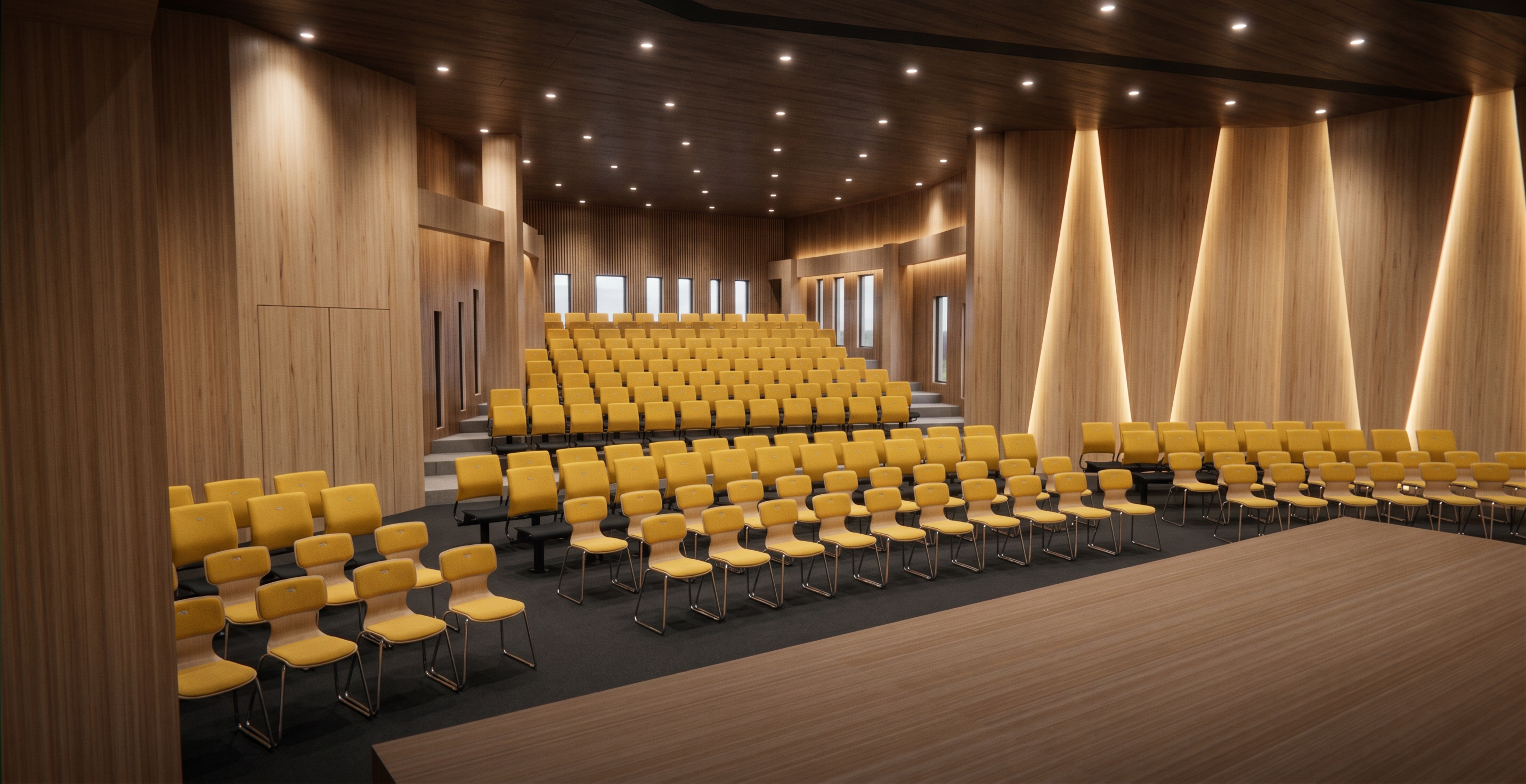 Transform the provided 3D architectural visualization into an ultra-re ...